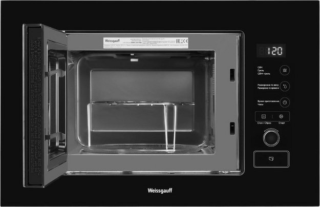 Встраиваемая микроволновая печь Weissgauff BMWO-209 PDB (preview 2)