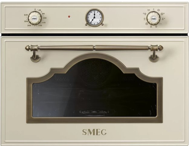 Компактный духовой шкаф с пароваркой Smeg SF4750VCPO1 (preview 1)