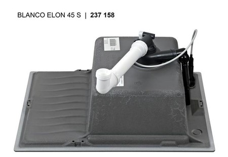 Мойка Blanco Elon 45S антрацит клапан-автомат InFino 524814 (preview 5)