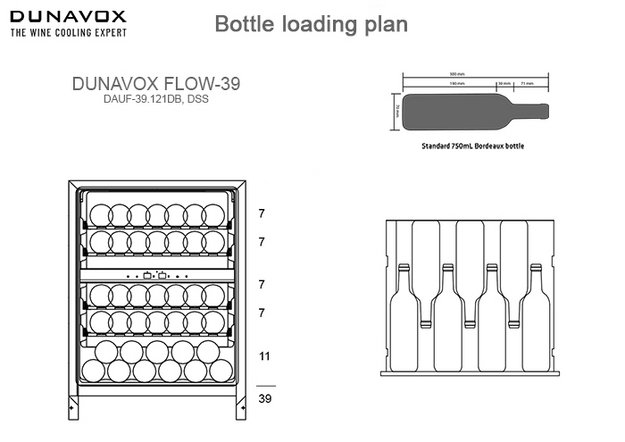 Встраиваемый винный шкаф Dunavox DAUF-39.121DMB (preview 4)