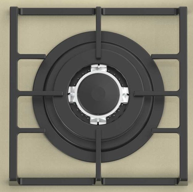 Газовая стеклянная варочная панель Korting HGG 9835 CTB (preview 2)