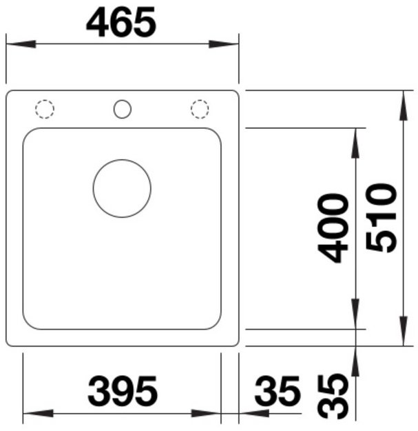 Мойка BLANCO NAYA 45 Silgranit белый (preview 5)