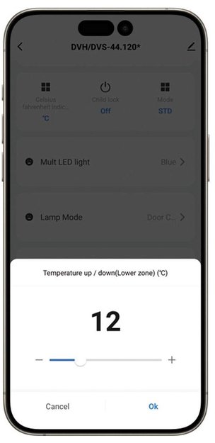 Встраиваемый винный шкаф Dunavox DVN-25.65DB.TO (preview 3)