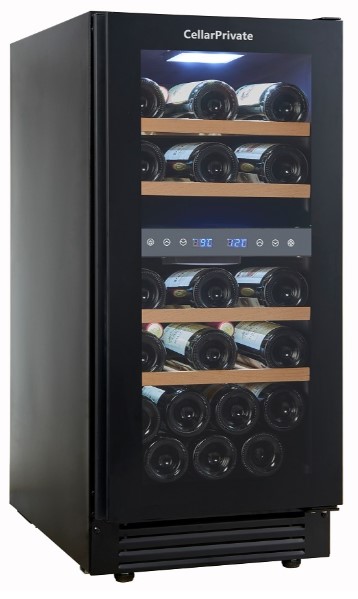 Встраиваемый под столешницу винный шкаф CellarPrivate CP027-2TBH (preview 7)