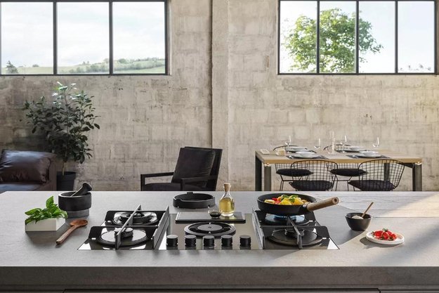 Варочная панель с вытяжкой Elica NIKOLATESLA FLAME GR/A/88 (preview 2)