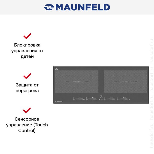 Индукционная варочная панель Maunfeld CVI904SFLDGR (preview 7)
