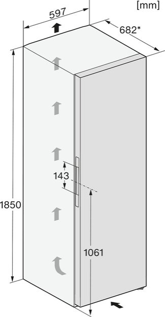 Холодильник Miele KS 4783 DD черный матовый (preview 6)