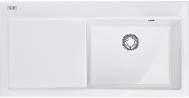 Мойка Franke Mythos MTK 611-100 чаша справа белый (preview 1)