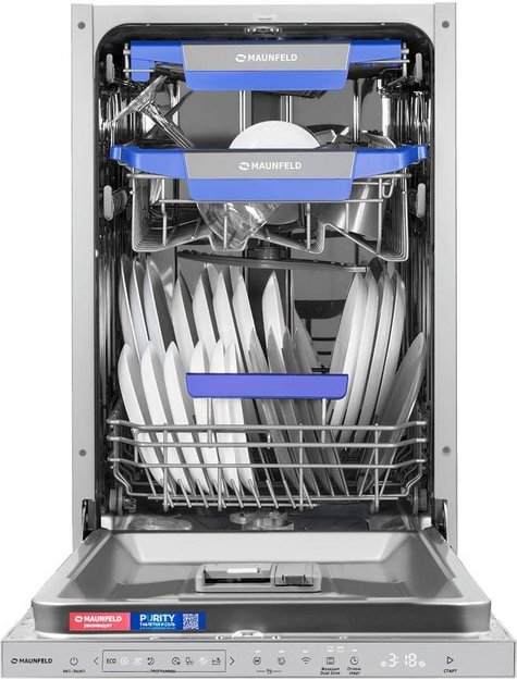 Встраиваемая посудомоечная машина Maunfeld MLP45330T Smart Beam Inverter Wi-Fi (фото 3) Встраиваемая посудомоечная машина Maunfeld MLP45330T Smart Beam Inverter Wi-Fi (preview 3)