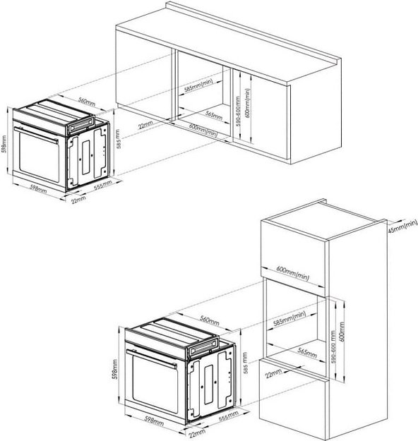 Духовой шкаф Korting OKB 9261 CPGN (preview 2)