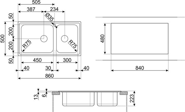 Мойка Smeg LGR862-2 (preview 2)