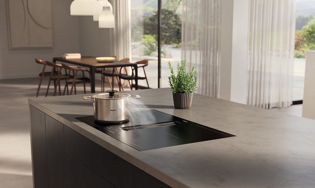 Варочная панель с вытяжкой Miele KMDA 7876 FL-U MattFinish (preview 8)