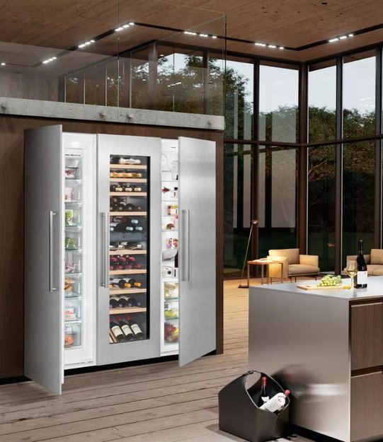 Встраиваемый холодильник Side-by-Side Liebherr SBSWdf 99I5 BioFresh NoFrost (фото 4) Встраиваемый холодильник Side-by-Side Liebherr SBSWdf 99I5 BioFresh NoFrost (preview 4)