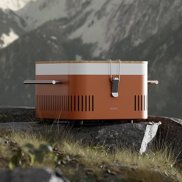 Портативный угольный гриль-барбекю BORK G503 or (preview 13)