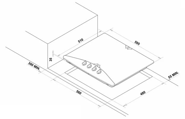 Варочная панель Zigmund Shtain GN 03.61 A (preview 3)
