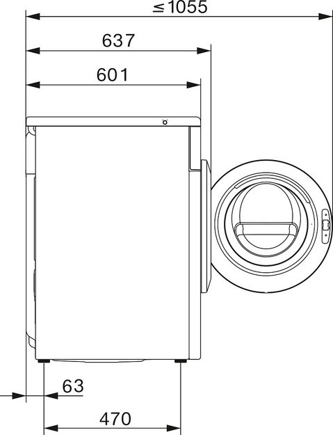 Стирально-сушильная машина Miele WTD160WCS на иностранном языке (preview 5)