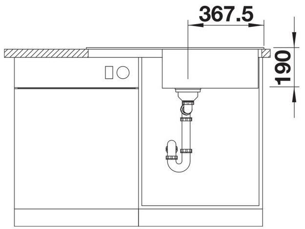 Мойка BLANCO LEGRA XL 6 S Silgranit черный (preview 7)