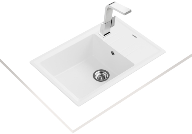 ΠΠΎΠΉΠΊΠ° Teka Stone 60 S-TG 1B 1D white (ΡΠΎΡΠΎ 2) ΠΠΎΠΉΠΊΠ° Teka Stone 60 S-TG 1B 1D white (preview 2)