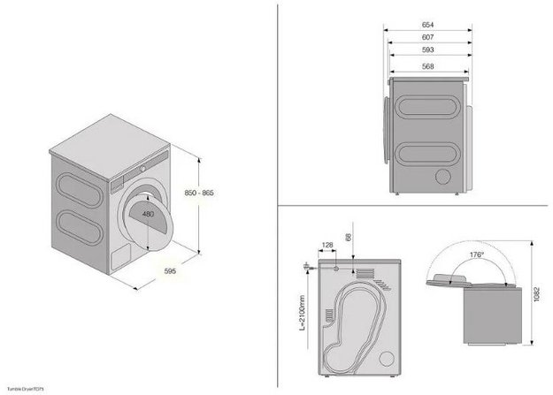 Профессиональная сушильная машина Asko TDC1781H.W.P (preview 4)