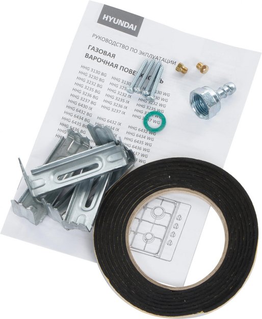 Газовая варочная панель Hyundai HHG 3235 BG (preview 9)