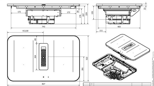 Варочная панель с вытяжкой Smeg HHSL7844X (preview 6)