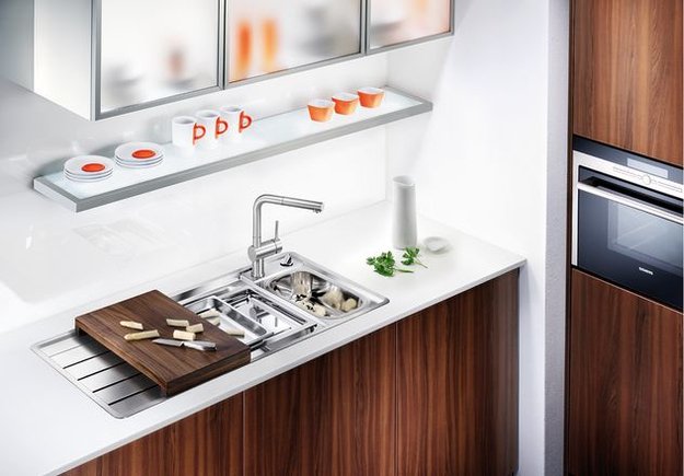 Мойка Blanco Axis 6 II S-IF Steamer Edition крыло слева нержавеющая сталь (preview 5)