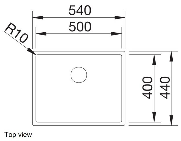 Мойка BLANCO CLARON 500-U нержавеющая сталь Durinox (preview 3)