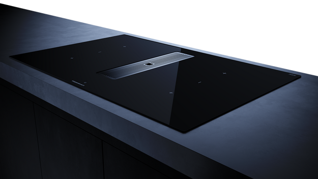 Индукционная варочная панель с вытяжкой Kuppersbusch KMI 8350.0 SR Silver Chrome (preview 3)