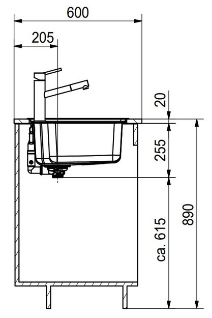 Мойка Franke BCX 610-74 TL сталь (preview 4)