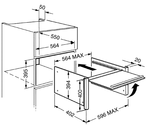 Дверца для микроволновой печи Smeg PMO800C-8 (preview 2)