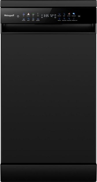 Посудомоечная машина Weissgauff DW 4539 Inverter Touch AutoOpen Black (preview 3)