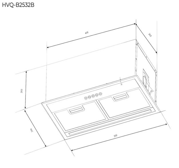Встраиваемая вытяжка Haier HVQ-B2532B (preview 10)