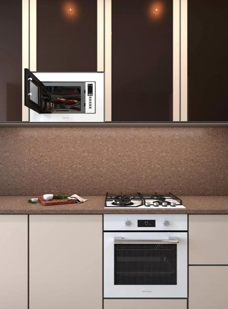 Встраиваемая микроволновая печь KRONA RAUM 60 WH DOTS (preview 8)