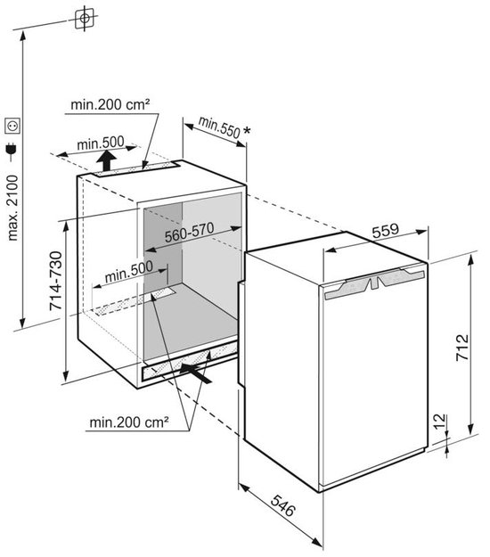 Встраиваемая морозильная камера Liebherr IFNe 3503 Pure NoFrost (preview 5)