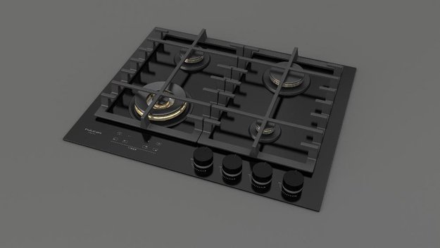 Газовая варочная панель Fulgor Milano FCLH 604 G T WK BK (preview 3)