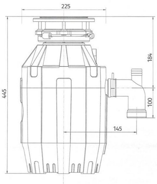 Измельчитель пищевых отходов Bone Crusher BC 1000 (preview 8)