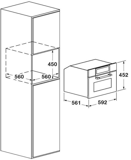 Духовой шкаф с микроволнами Fulgor Milano FCLCMO 4510 TEM BK (preview 7)