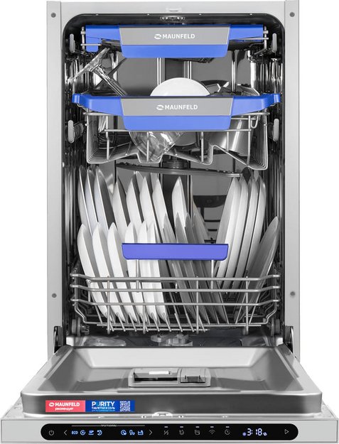 Встраиваемая посудомоечная машина Maunfeld MLP45331T Light Beam Wi-Fi (preview 3)