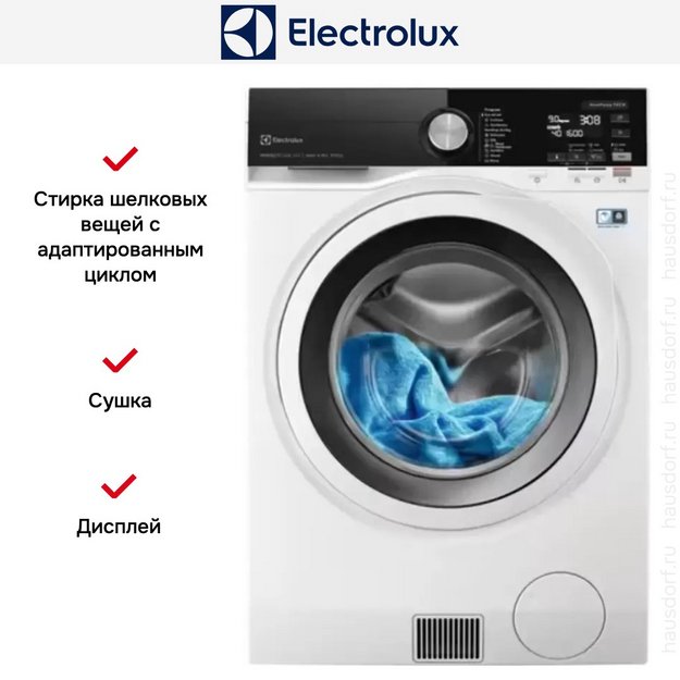 Стирально-сушильная машина Electrolux EW9WN249W (preview 8)