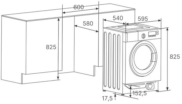 Встраиваемая стирально-сушильная машина Kuppersbusch WT 6508.1 V (preview 8)