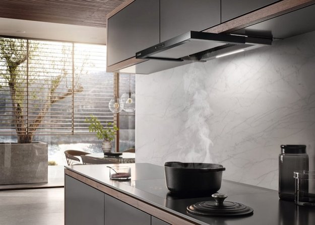 Встраиваемая вытяжка Miele DAS 2620 матовый черный (preview 3)