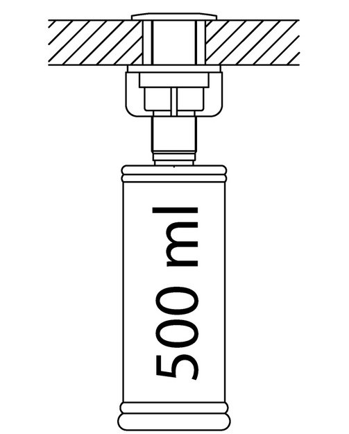 Дозатор для жидкого мыла Blanco LIVIA 521293 манган (фото 4) Дозатор для жидкого мыла Blanco LIVIA 521293 манган (preview 4)