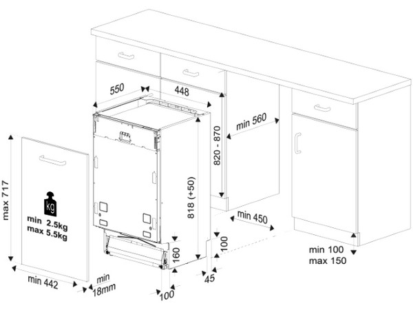 Встраиваемая посудомоечная машина Teka DFI 44700 NEW (preview 5)