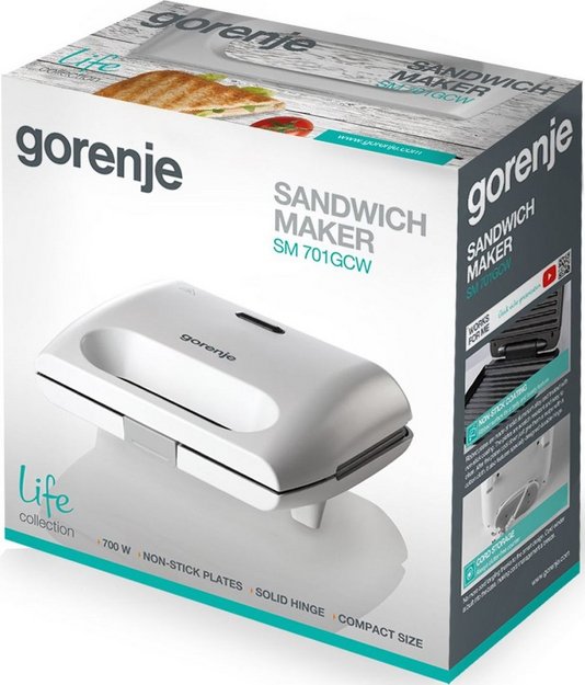 Сэндвичница Gorenje SM701GCW (preview 7)