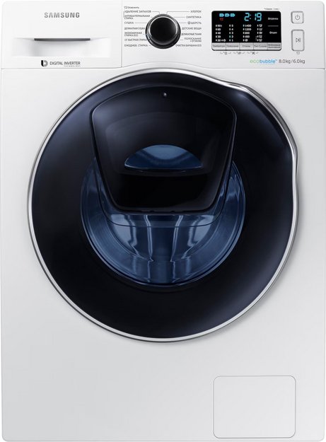 Стирально-сушильная машина Samsung WD 80K5410 OW (preview 1)