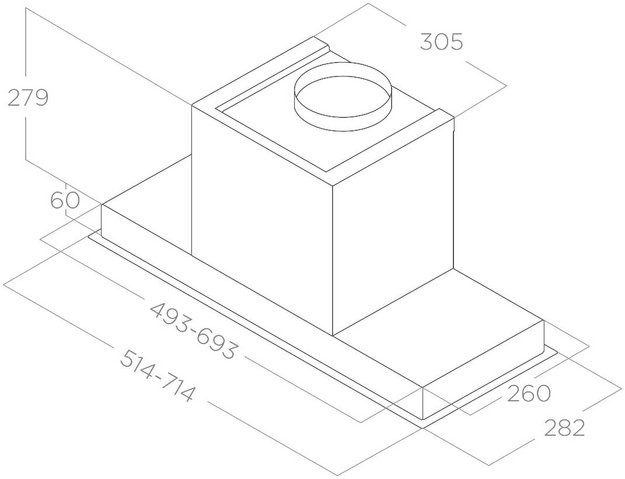 Встраиваемая вытяжка Elica HIDDEN 2.0 BL MAT/A/52 (preview 4)