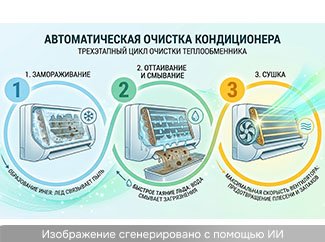 Автоматическая очистка кондиционера