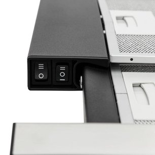 Встраиваемая вытяжка Крона Kamilla slim 600 black/inox (1 мотор) фото 2 в Челябинске Встраиваемая вытяжка KRONA Kamilla slim 600 black/inox (1 мотор) фото 2 в Челябинске