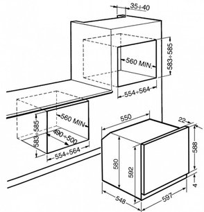 Духовой шкаф Смег SFT805AO фото 2 в Челябинске Духовой шкаф Smeg SFT805AO фото 2 в Челябинске