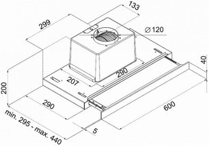 Кухонная вытяжка MAUNFELD Ouse Glass 60 C черный фото 2 в Челябинске Кухонная вытяжка MAUNFELD Ouse Glass 60 C черный фото 2 в Челябинске
